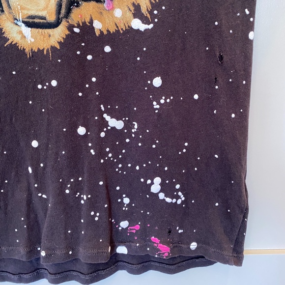 Chaser Tiger Paint Distressed Tee | XS - Picture 4 of 9